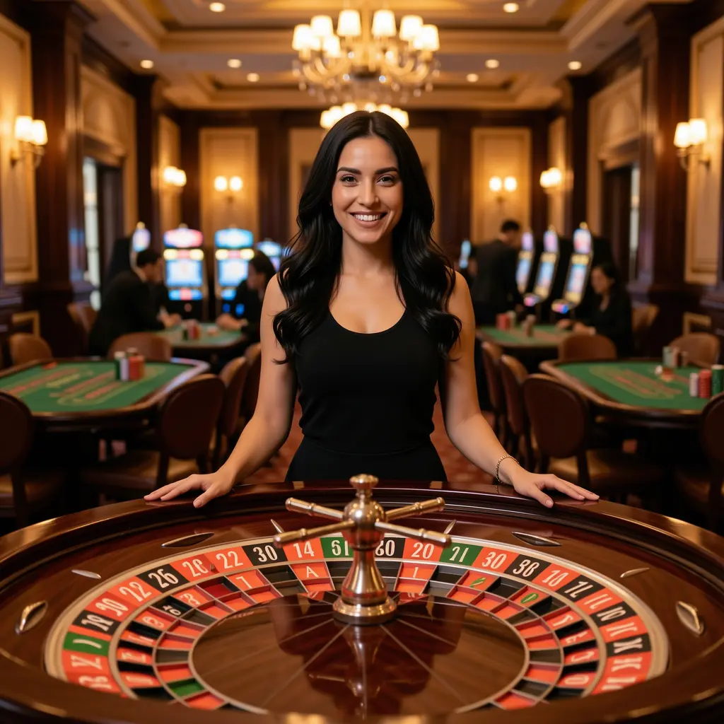Una moderna máquina tragamonedas con carretes brillantes que muestran sietes, cerezas y barras rodeada de monedas cayendo que resalta la dinámica experiencia de tragamonedas de MXWON en México MXWON – Descubre mesas premium de casino en vivo para jugadores mexicanos